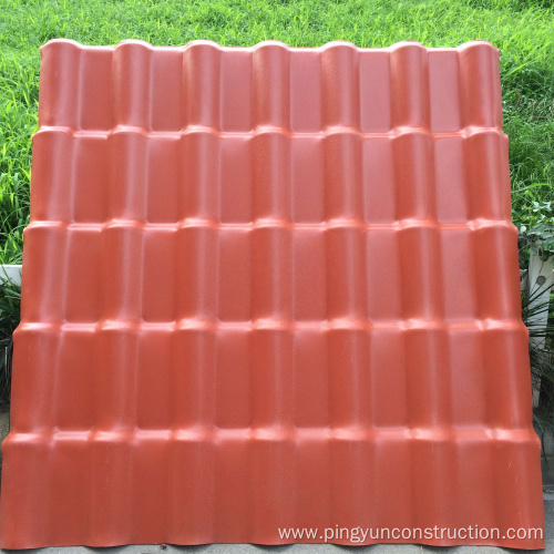 heat insulation upvc roof tile 1050mm